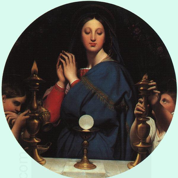 Jean-Auguste Dominique Ingres The Virgin with the Host China oil painting art